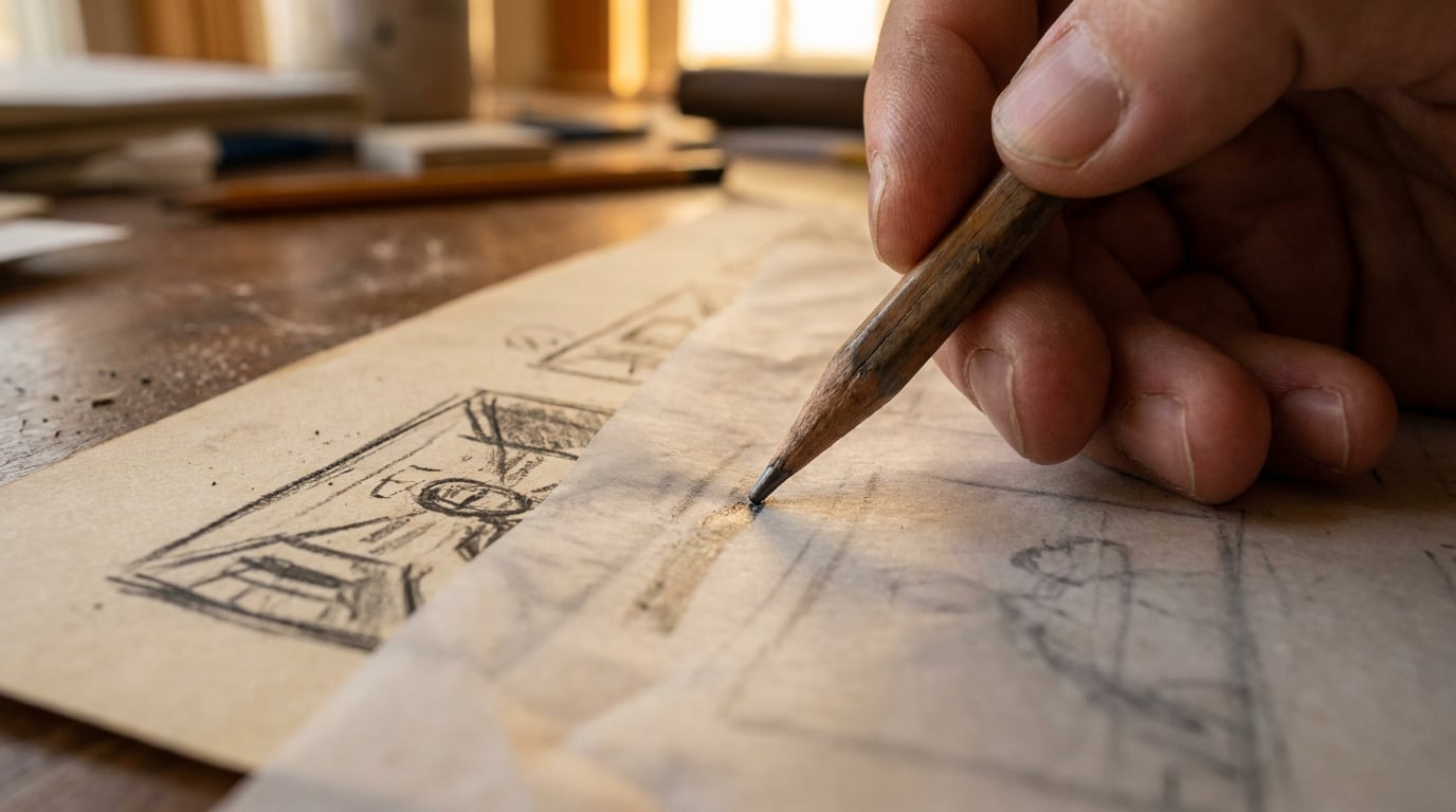 Storyboards to Cinematic Video: First-Last Frame Pairing in Stensyl