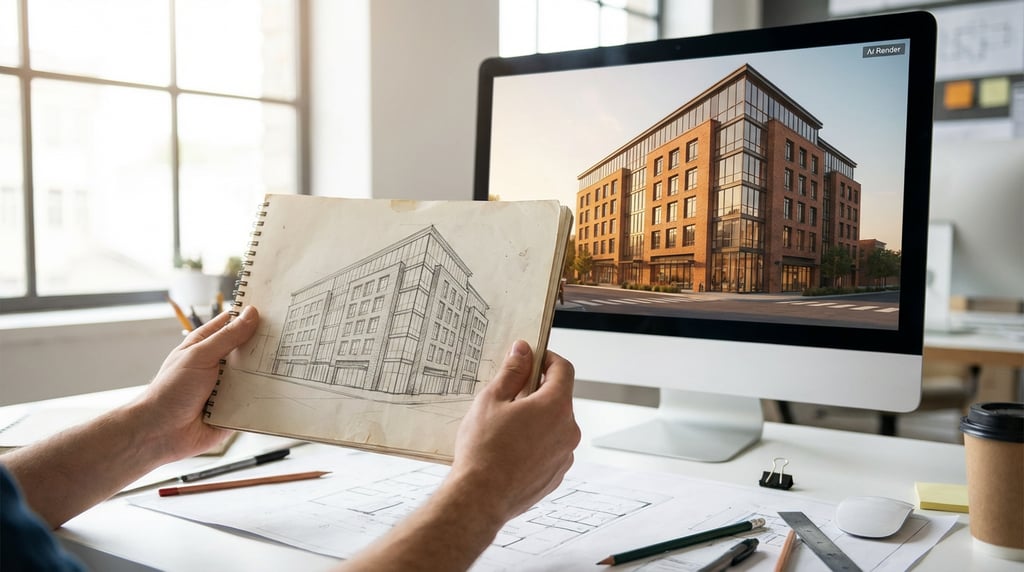 From Sketch to Cinematic Walkthrough: The Full Pipeline illustration 1